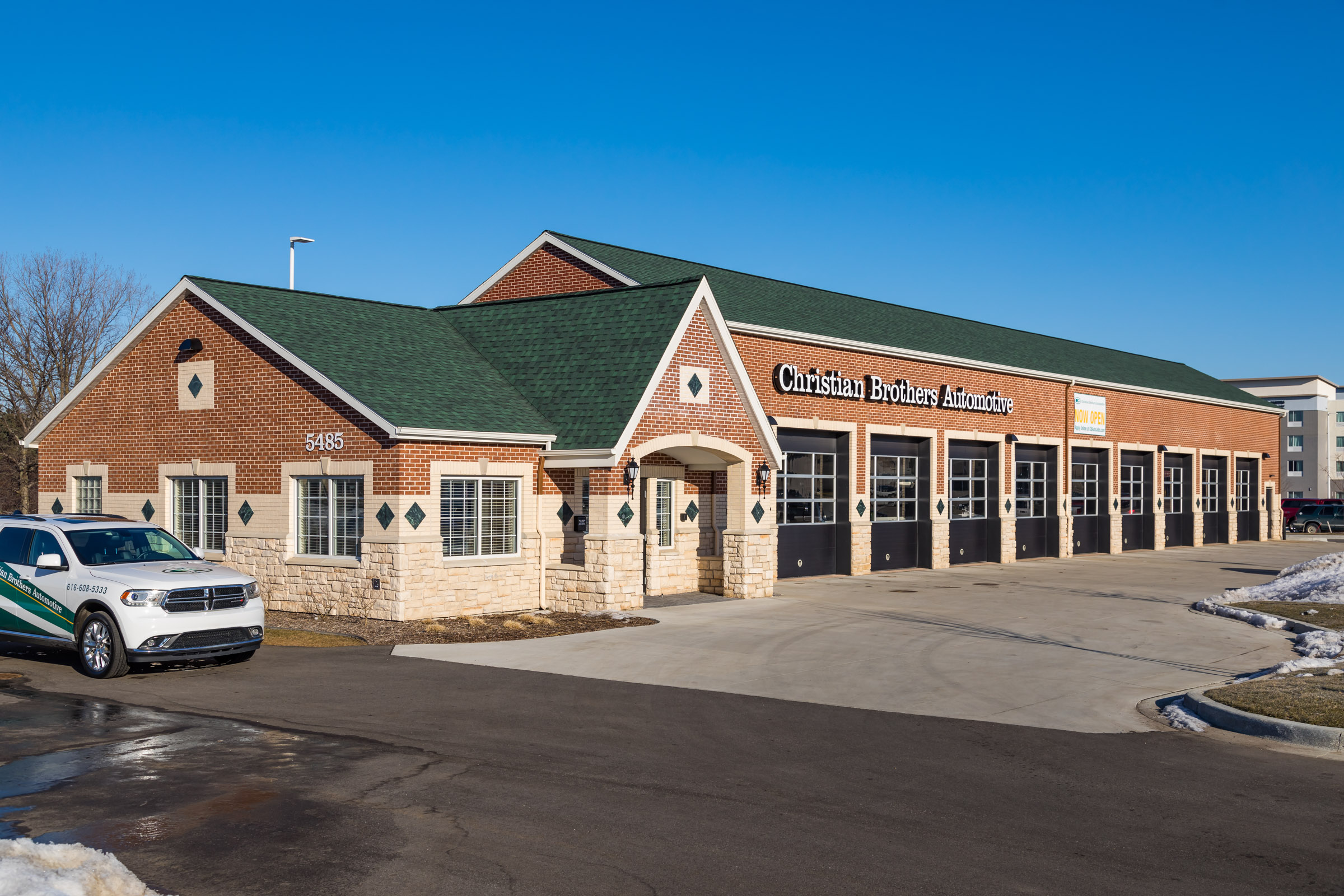 Image of store front angled